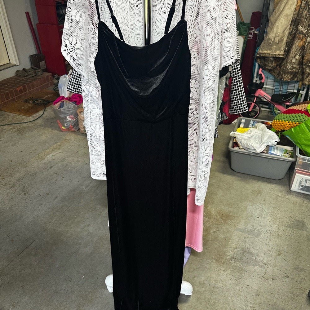Birdy Grey Black Maxi Dress